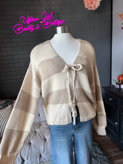 Quinn Striped Cardigan