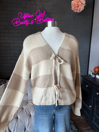 Quinn Striped Cardigan