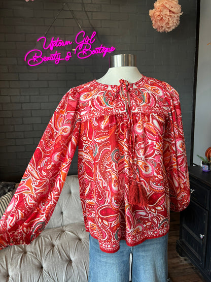 Simone Boho Blouse