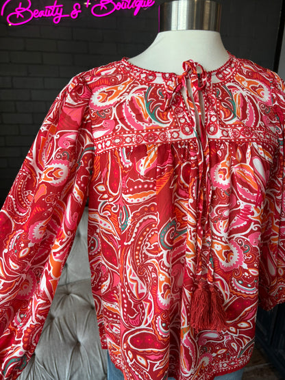 Simone Boho Blouse