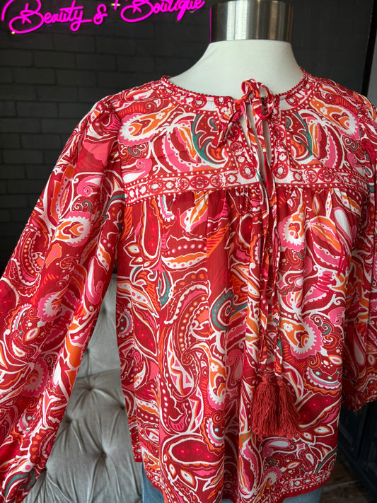 Simone Boho Blouse