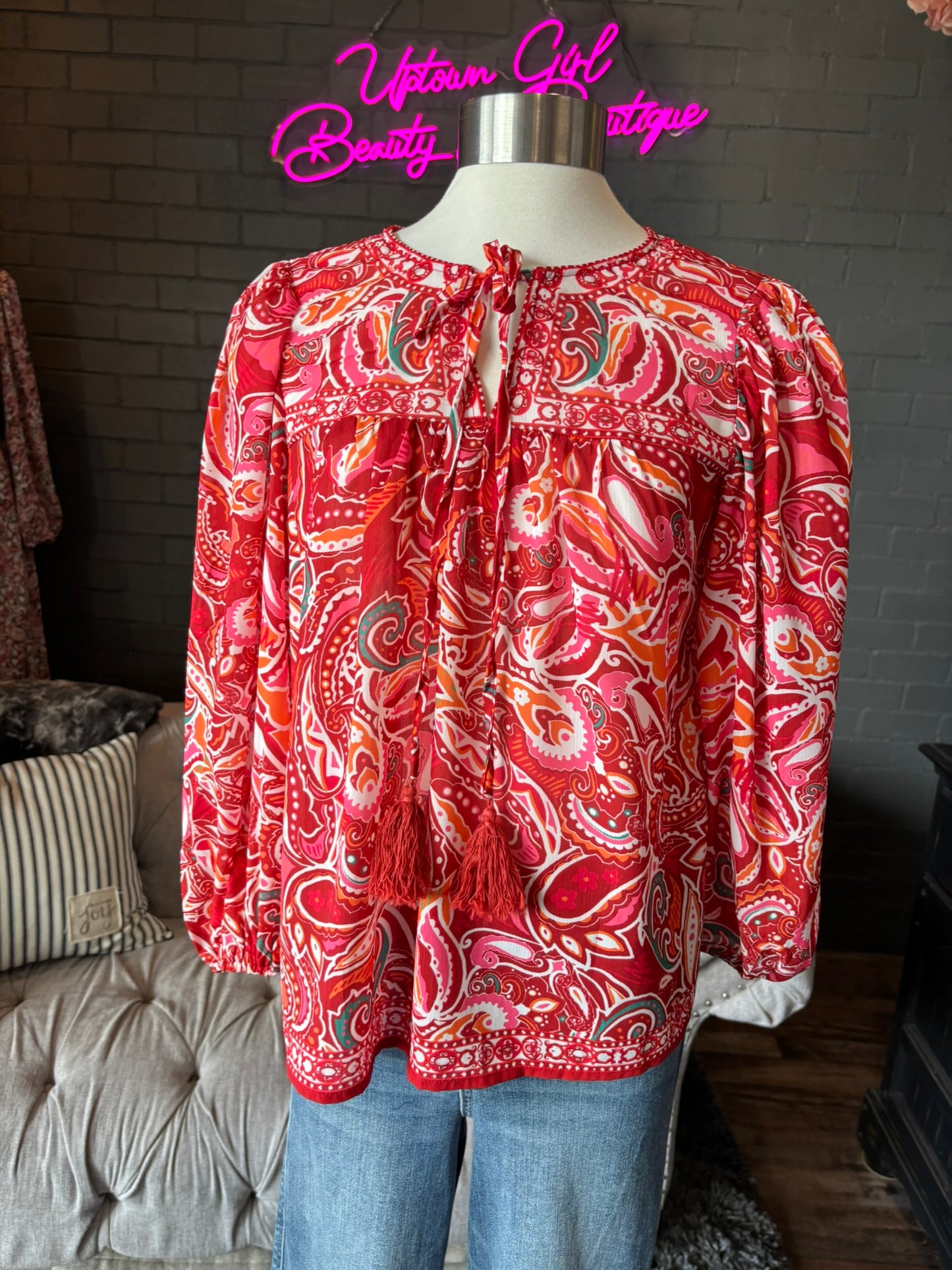 Simone Boho Blouse