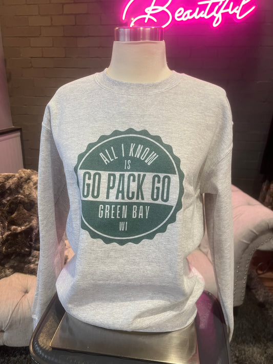 Green Bay Football BottleCap Crewneck Sweatshirt