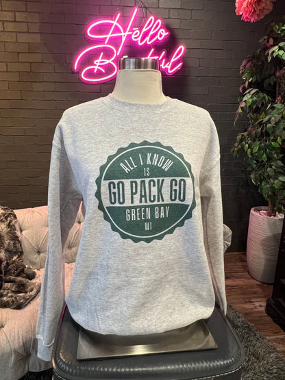 Green Bay Football BottleCap Crewneck Sweatshirt