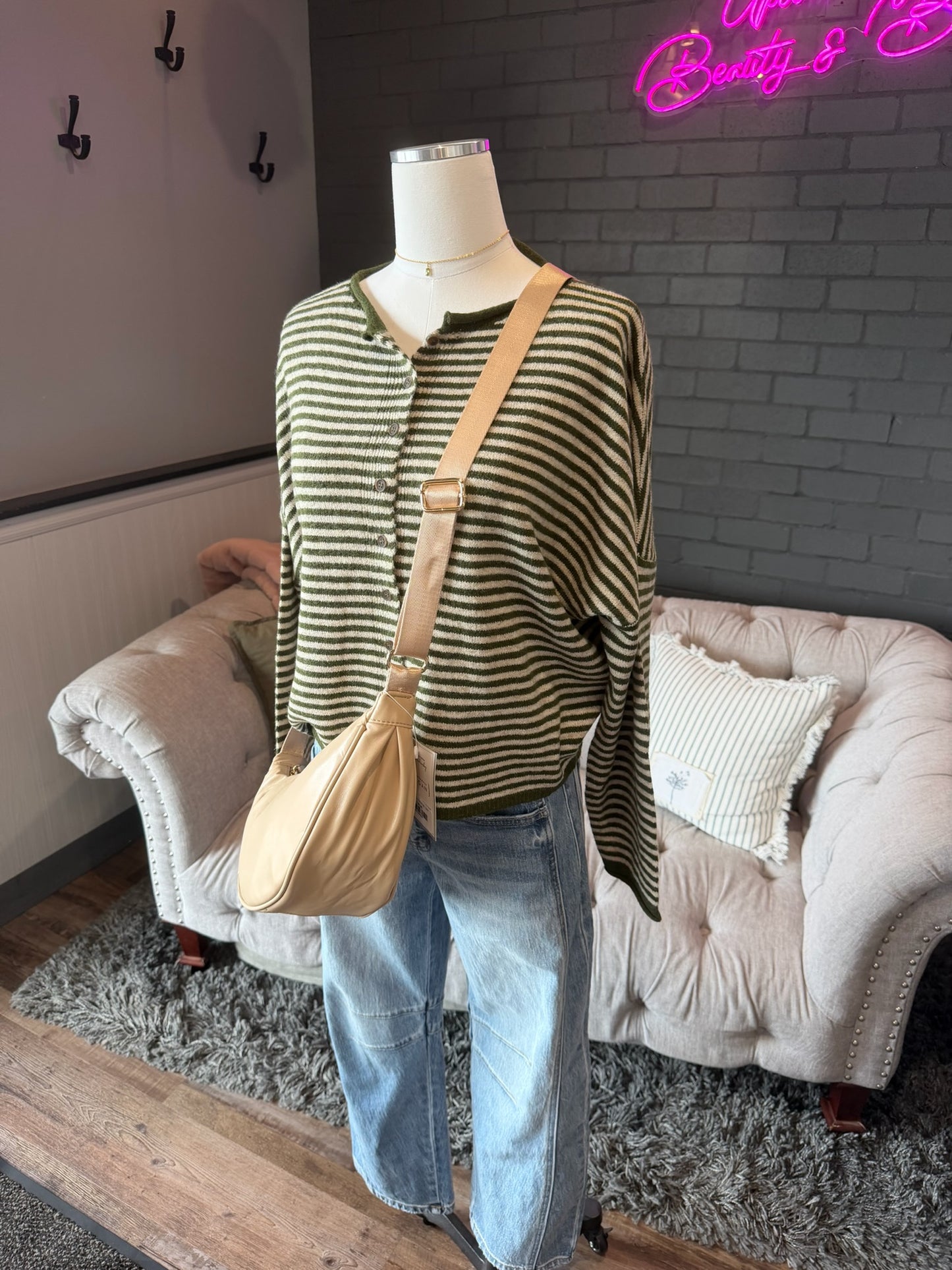 Mara Striped Cardigan