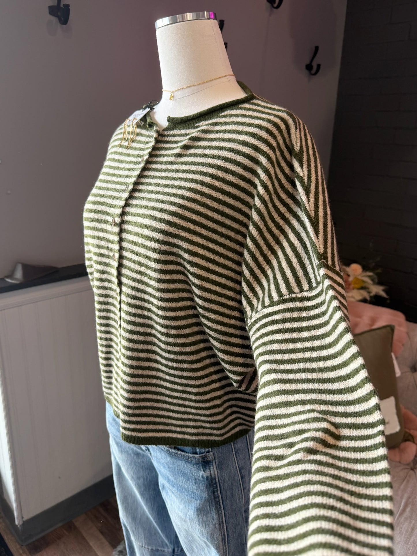 Mara Striped Cardigan