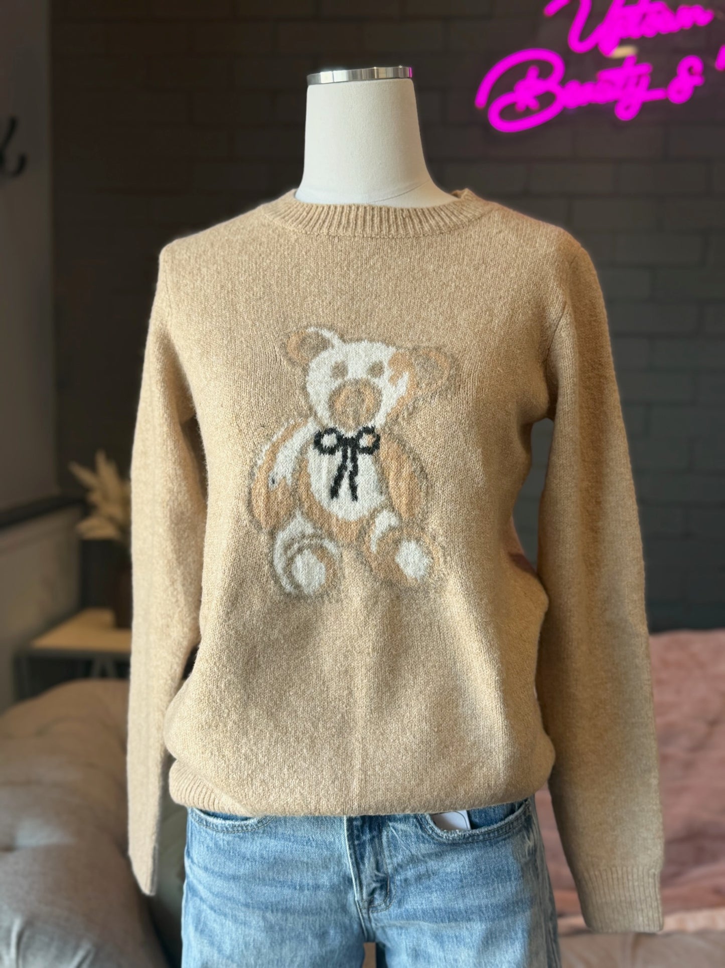 Teddy Knit Sweater