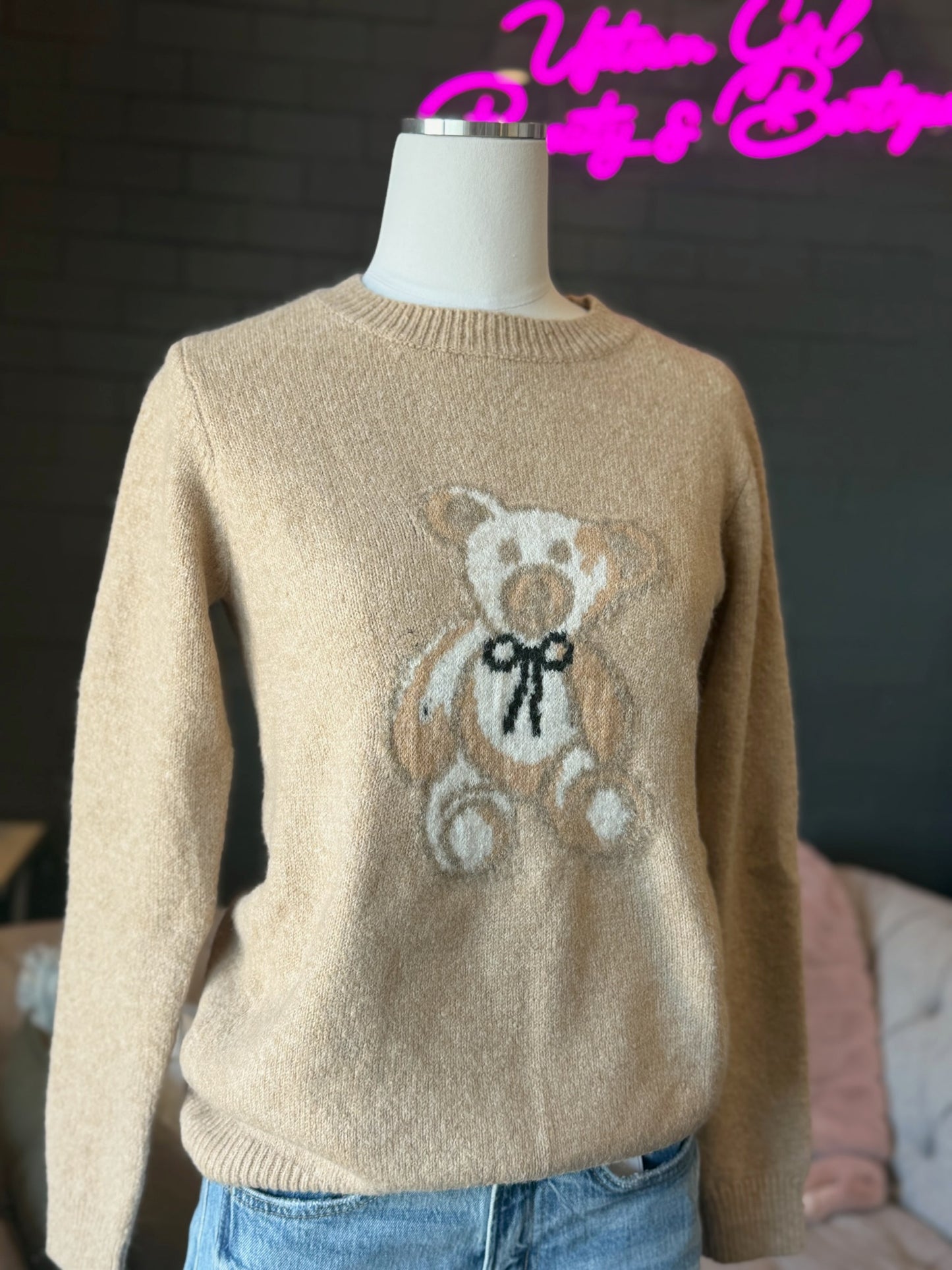 Teddy Knit Sweater