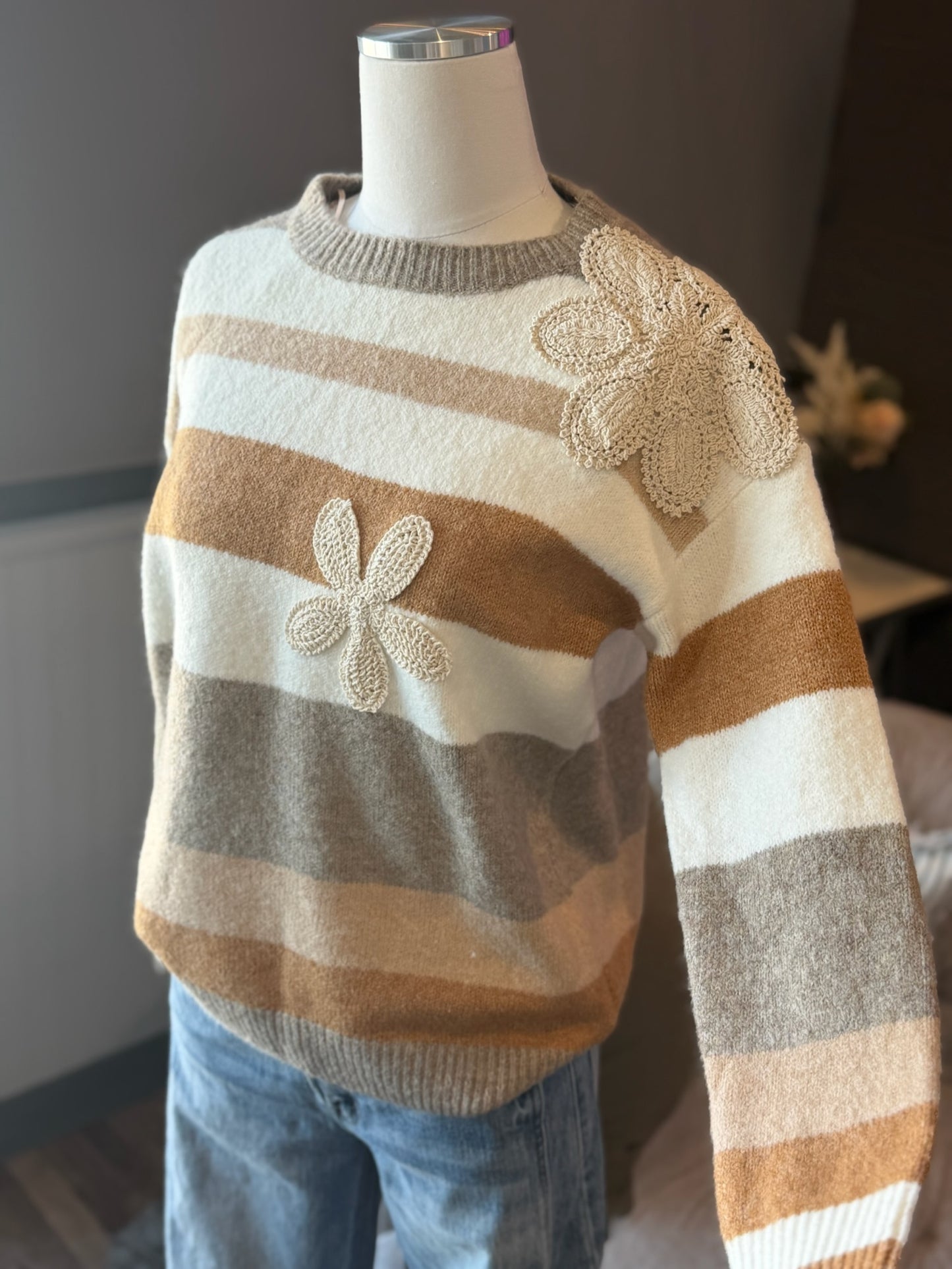 Hazel Floral Sweater