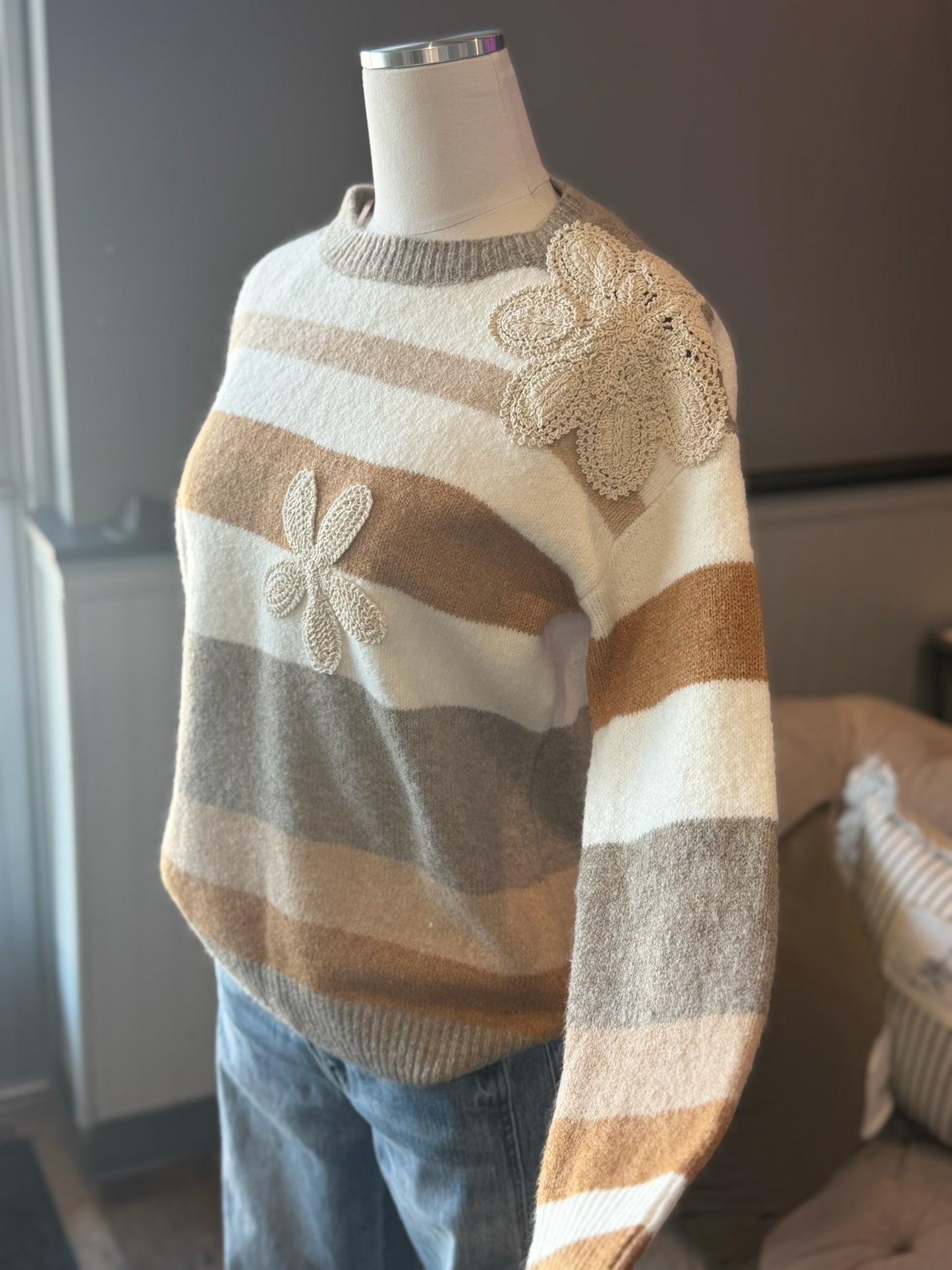 Hazel Floral Sweater