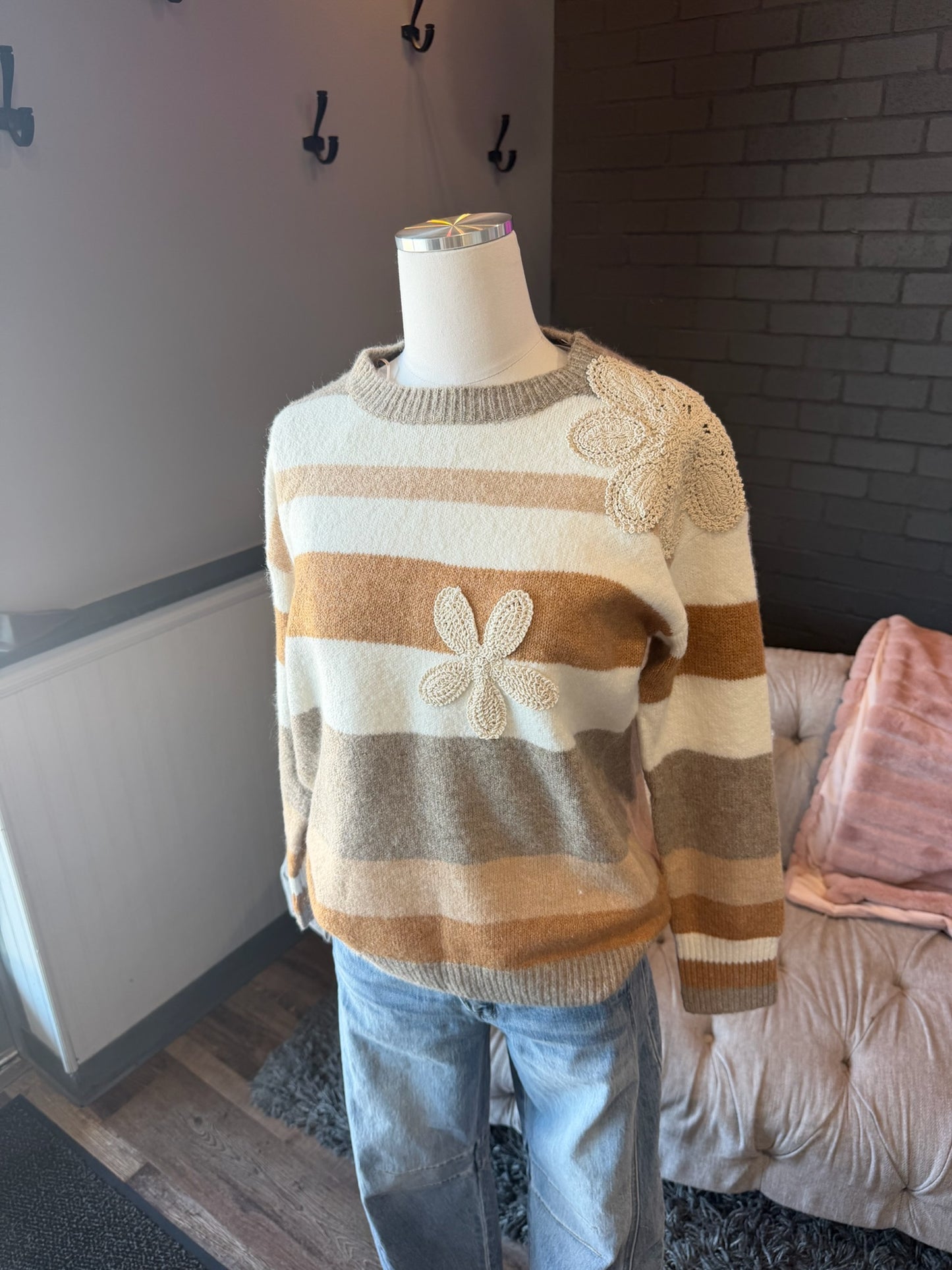 Hazel Floral Sweater