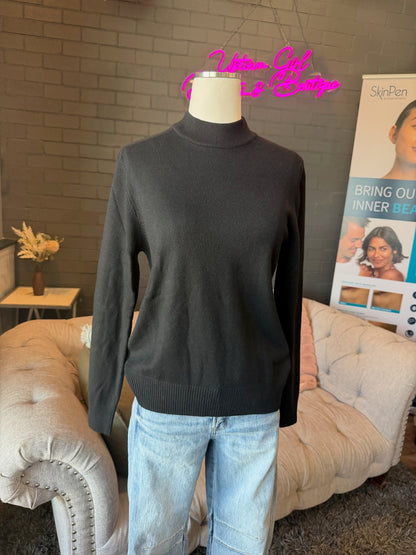 Violet Mockneck Sweater