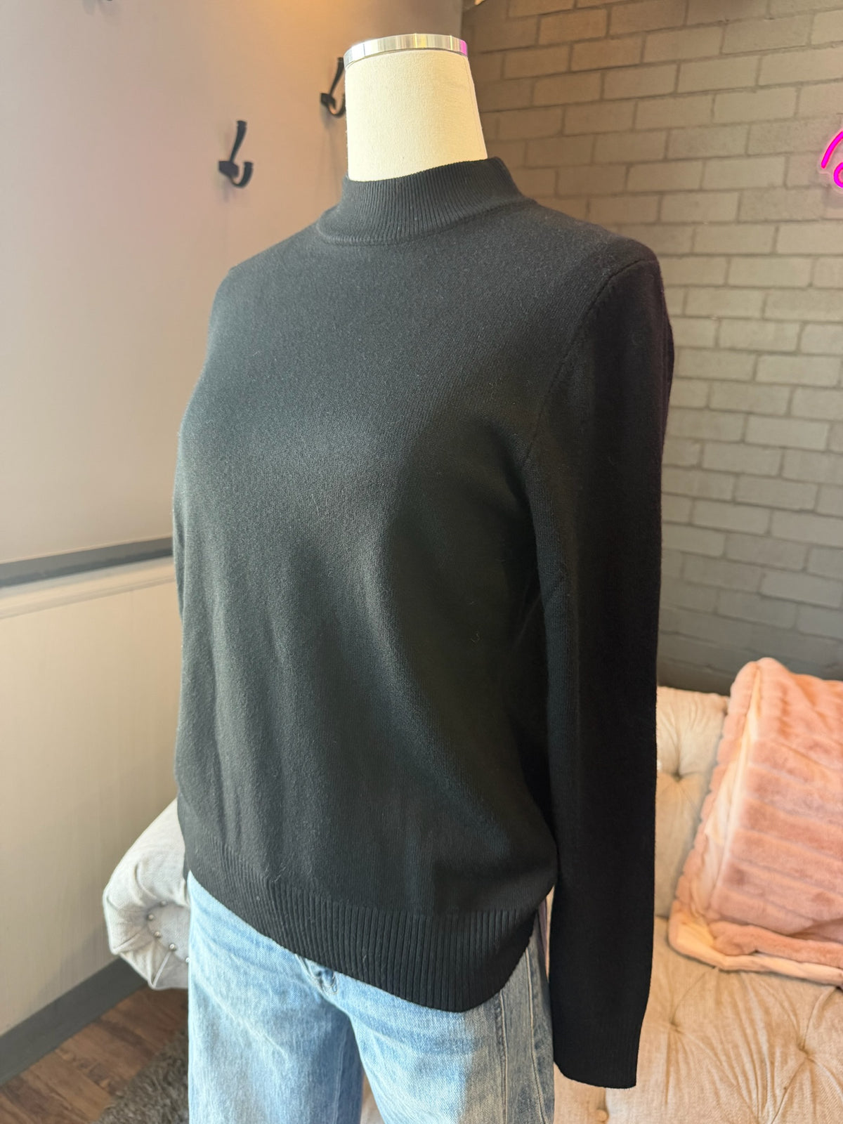 Violet Mockneck Sweater