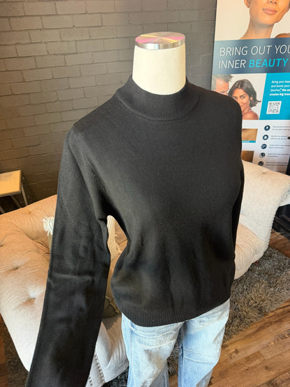Violet Mockneck Sweater