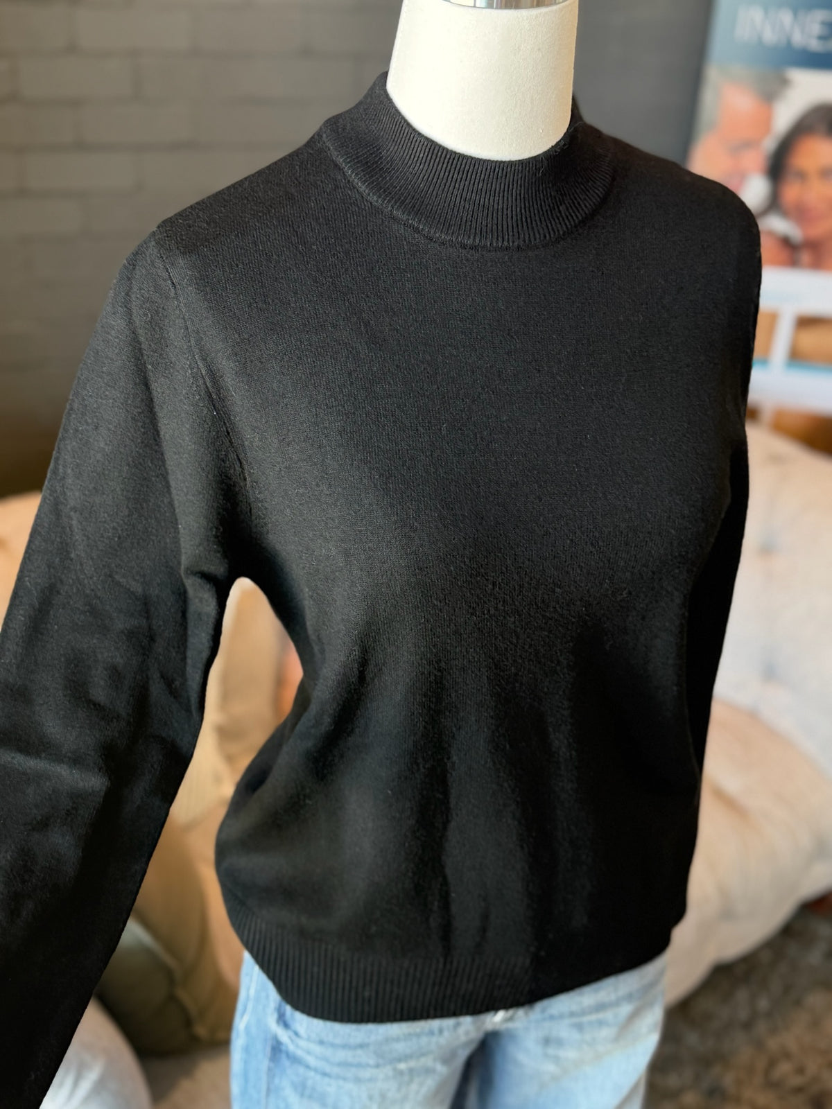Violet Mockneck Sweater