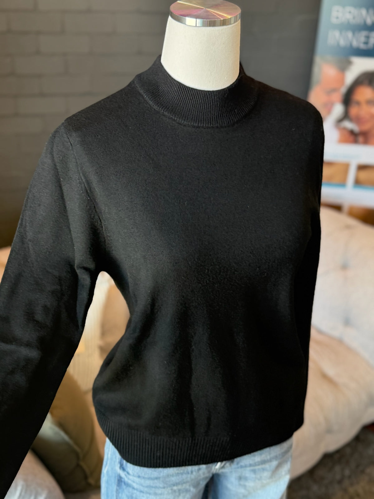 Violet Mockneck Sweater