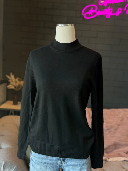 Violet Mockneck Sweater