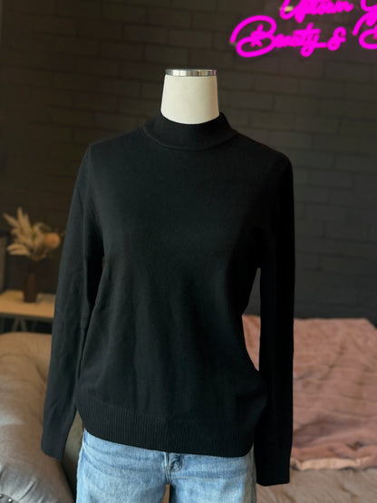Violet Mockneck Sweater