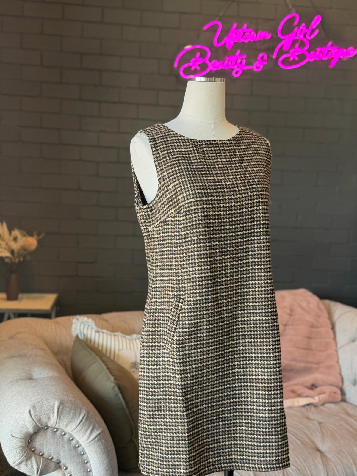 Eloise Plaid Dress