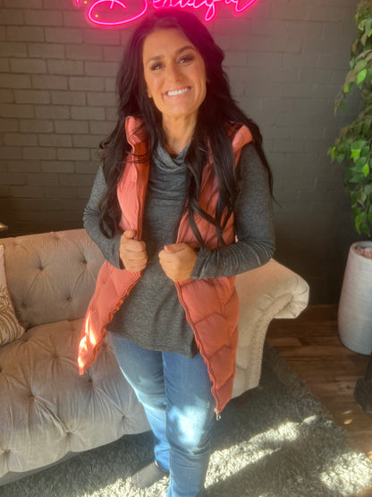 Keeley Puffer Vest w/ Removable Hood