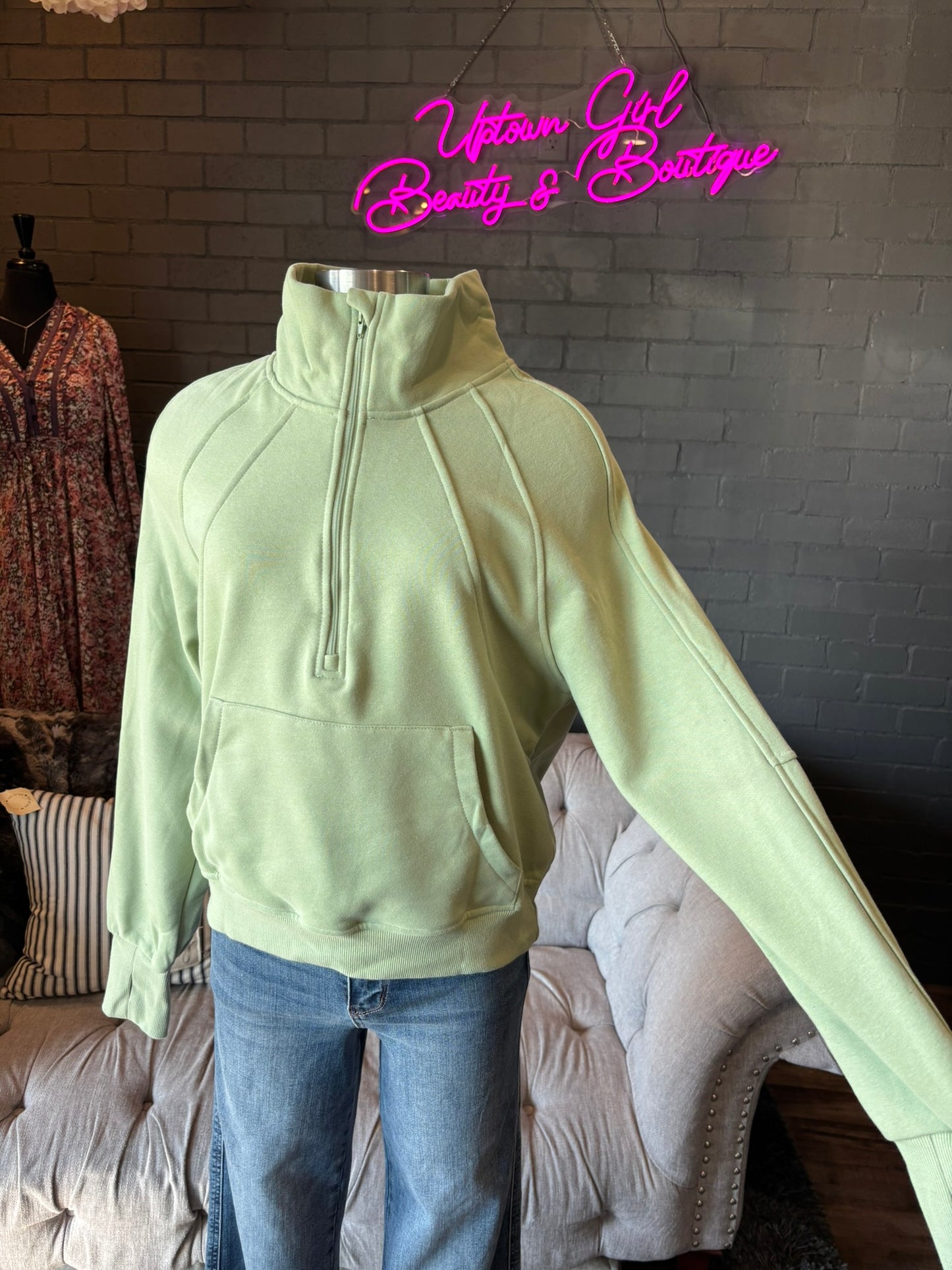 Macy Zip Up Sweatshirt