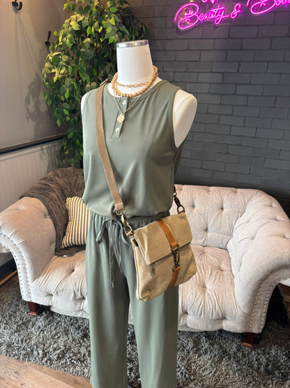 Vineyard Button Jumpsuit
