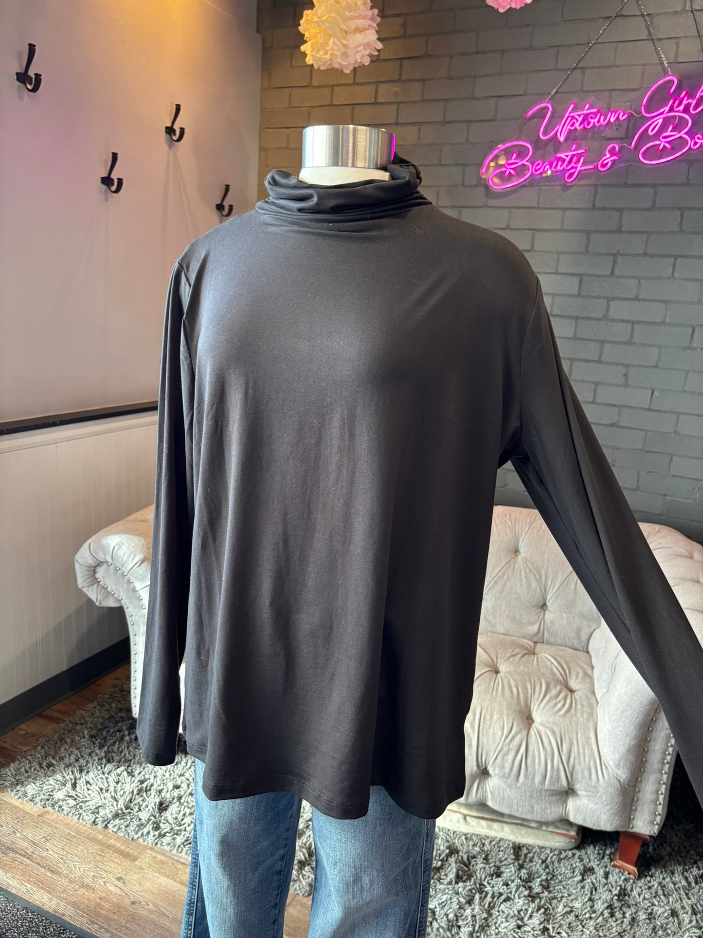 Basic Black Turtleneck