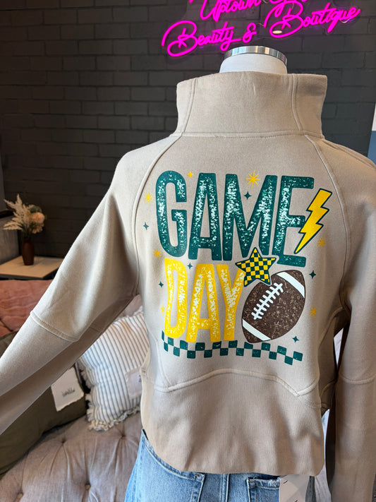 Game Day Zip-Up Sweatshirt