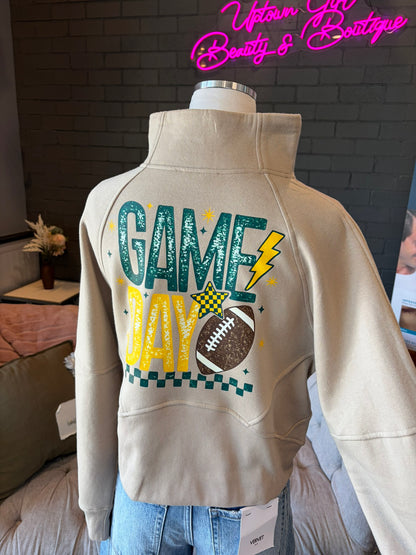 Game Day Zip-Up Sweatshirt