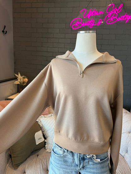 Cozy Season Zip-Up Sweatshirt