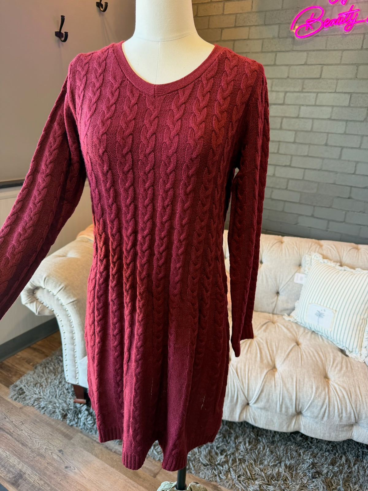 Autumn Sweater Dress