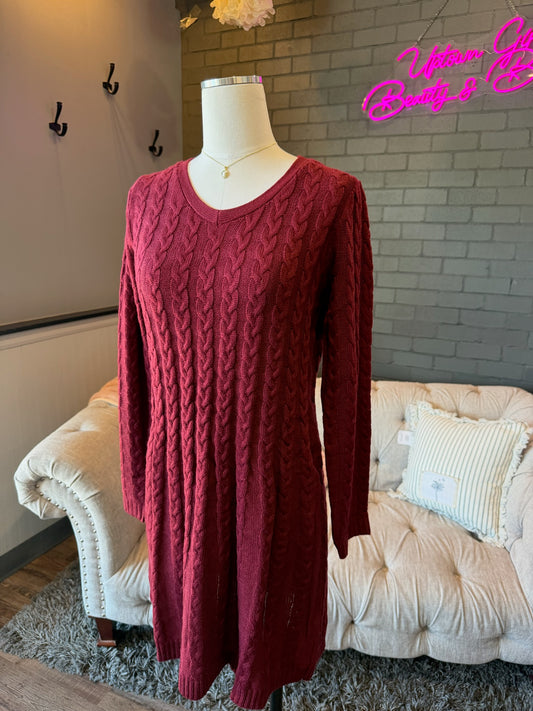 Autumn Sweater Dress