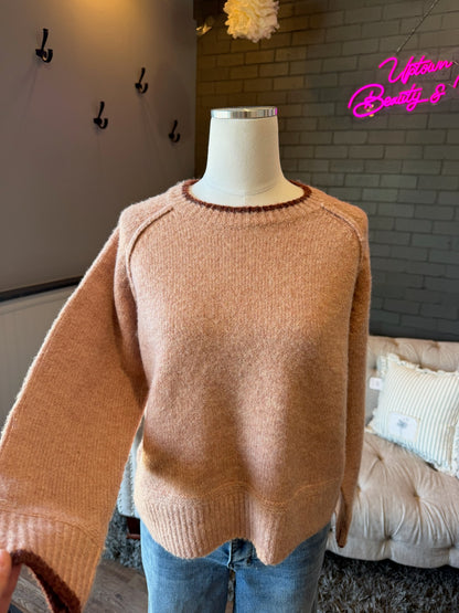 Maeve Contrast Sweater