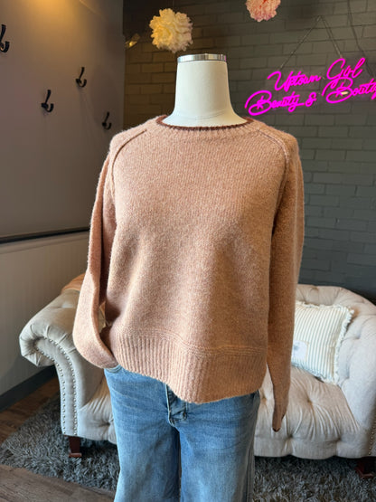 Maeve Contrast Sweater