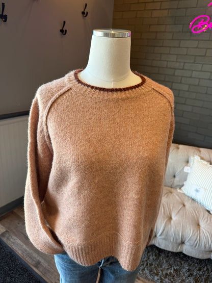 Maeve Contrast Sweater