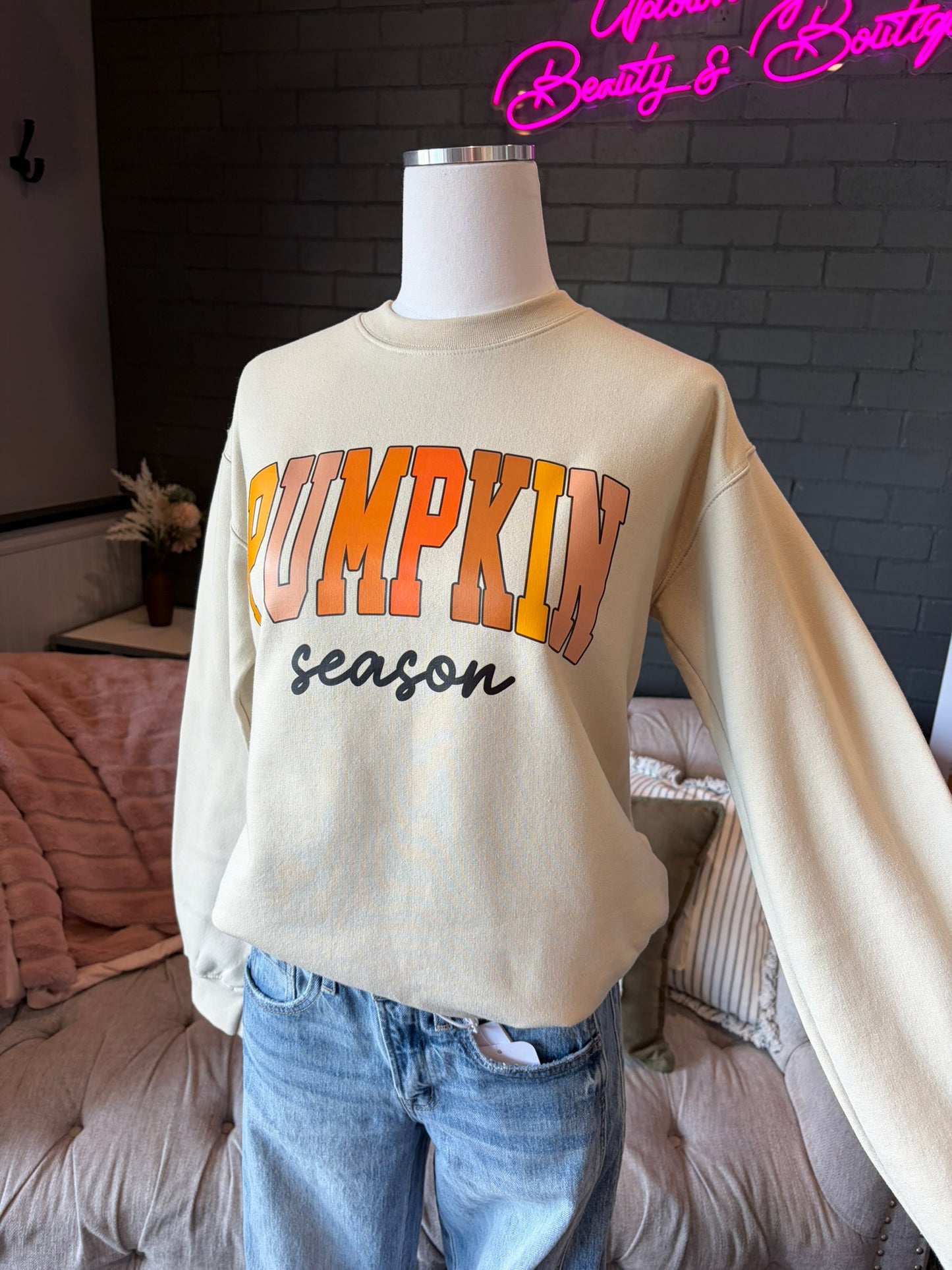 Pumpkin Season Crewneck Sweatshirt