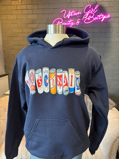 Wisconsin Beer Can Hoodie