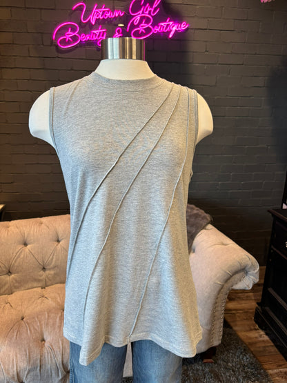 Xandra Pleated Tank Top