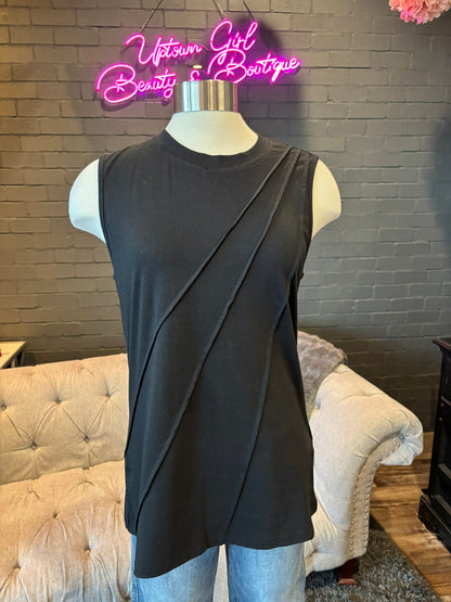 Xandra Pleated Tank Top