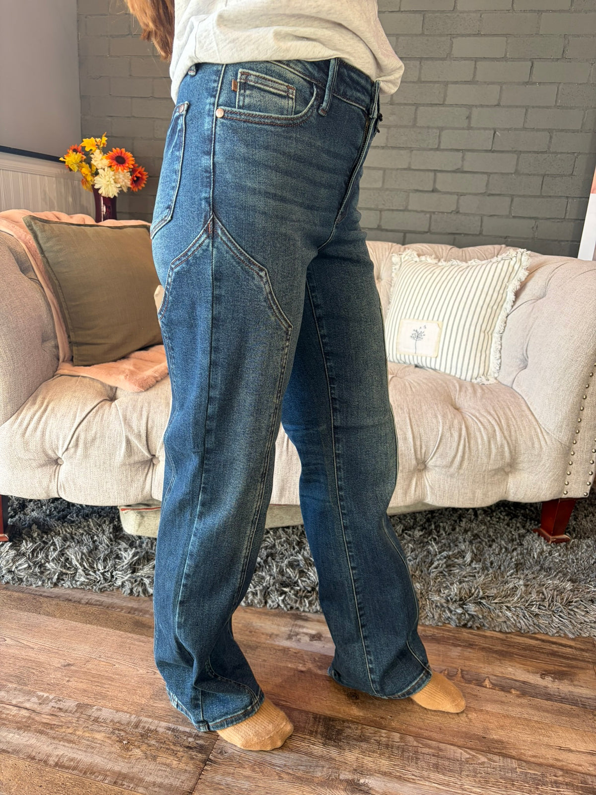 Dolly Western Seam Jeans