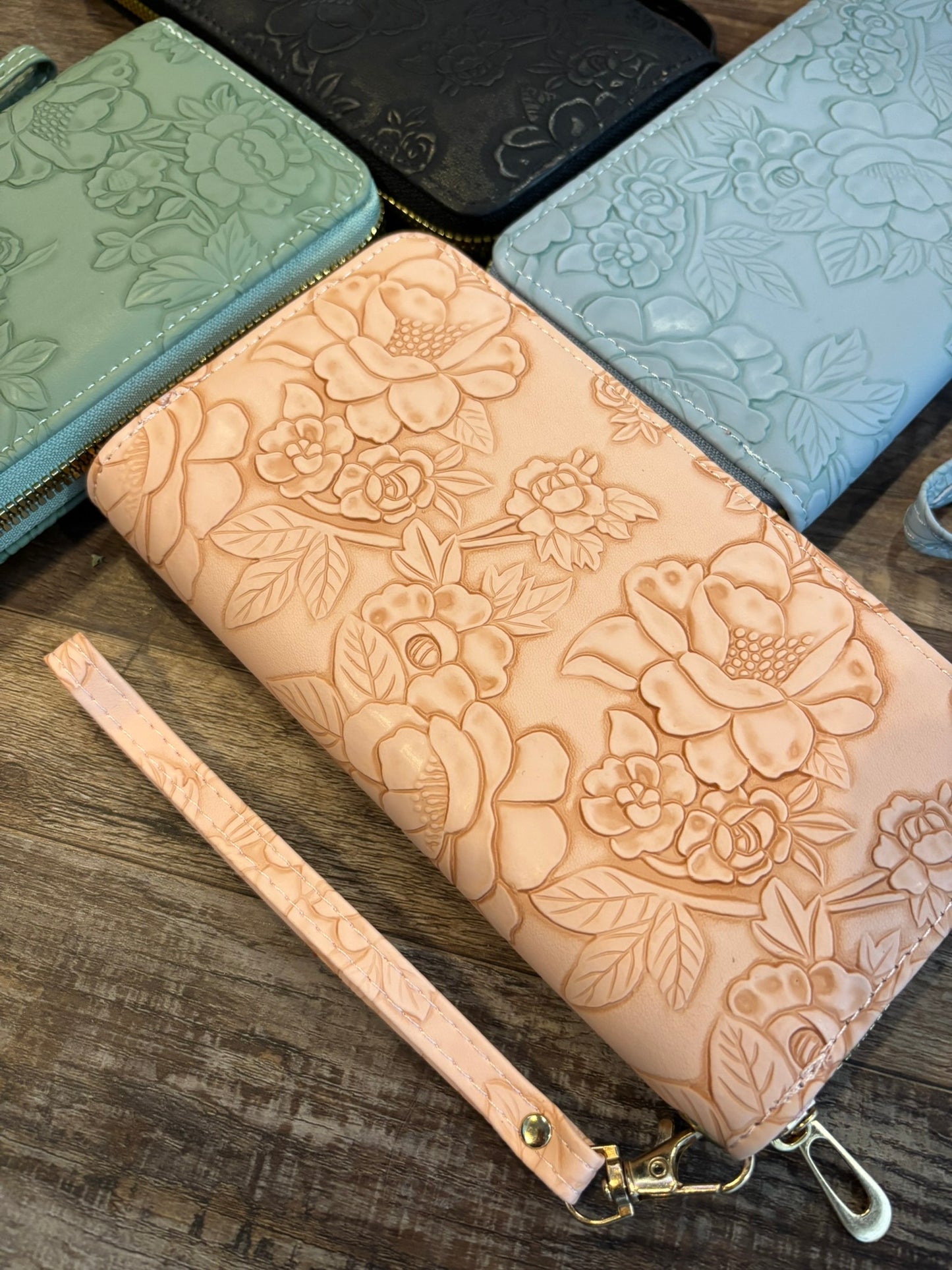 Veronica Floral Embossed Wallet