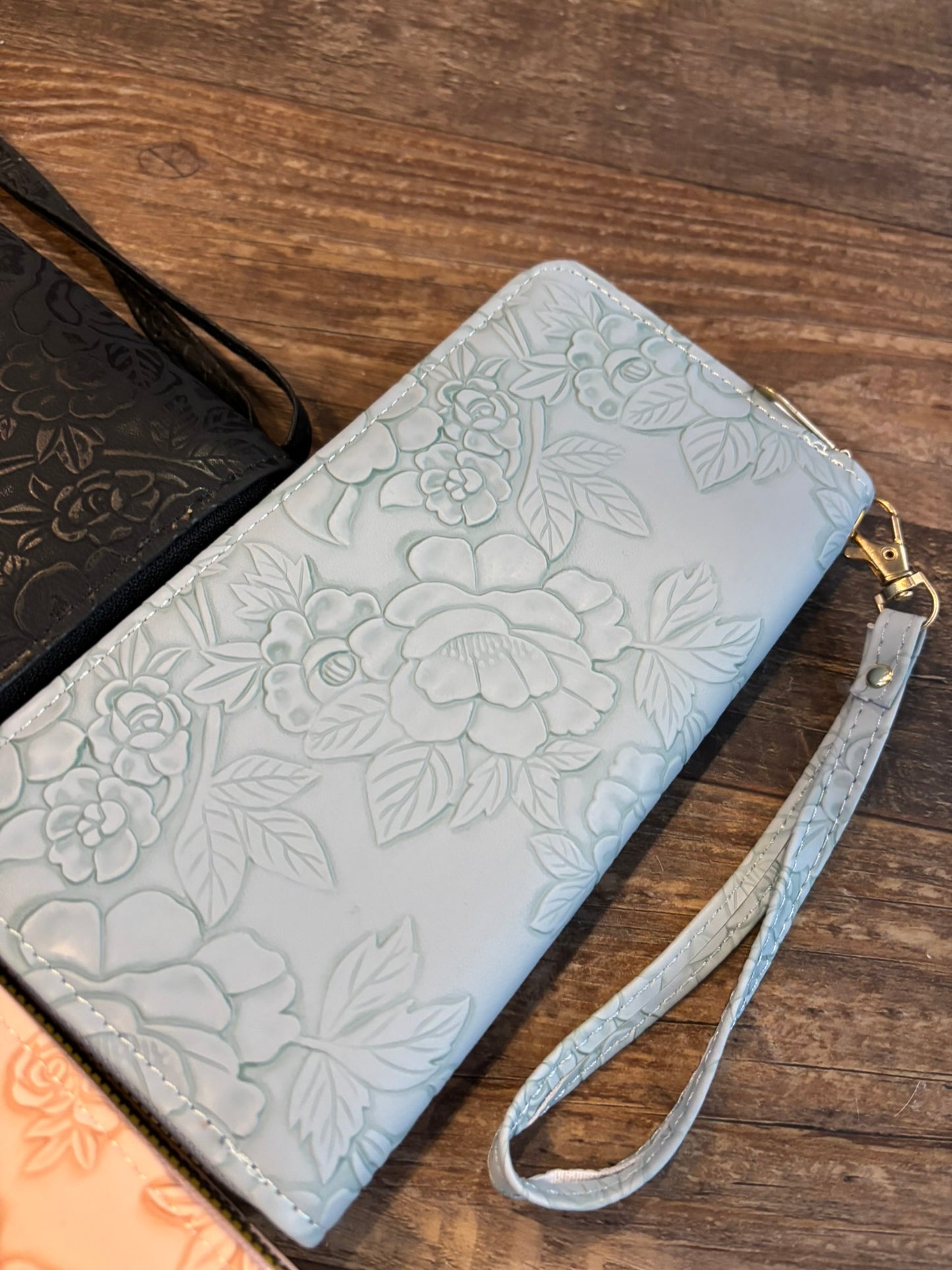 Veronica Floral Embossed Wallet