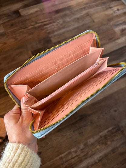 Veronica Floral Embossed Wallet