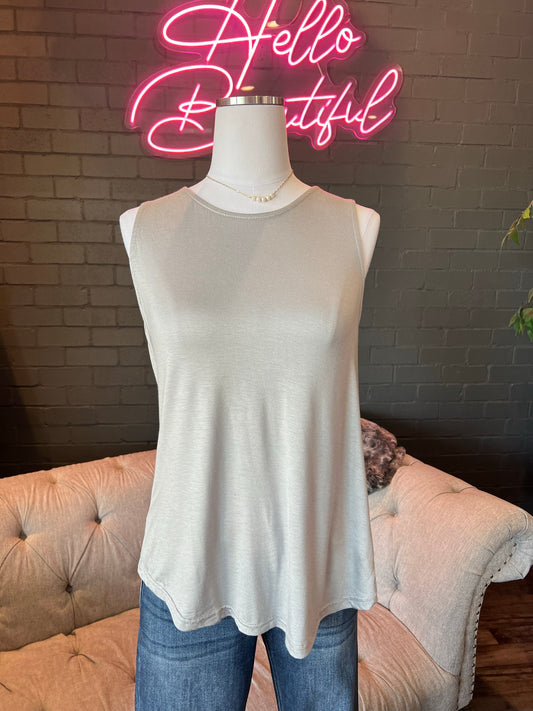 Erin Pleat Back Tank Top