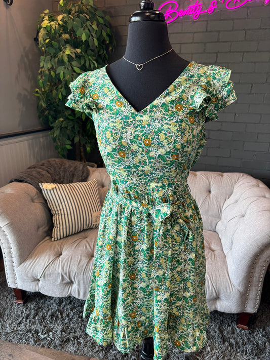 Georgina Floral Flutter Dress