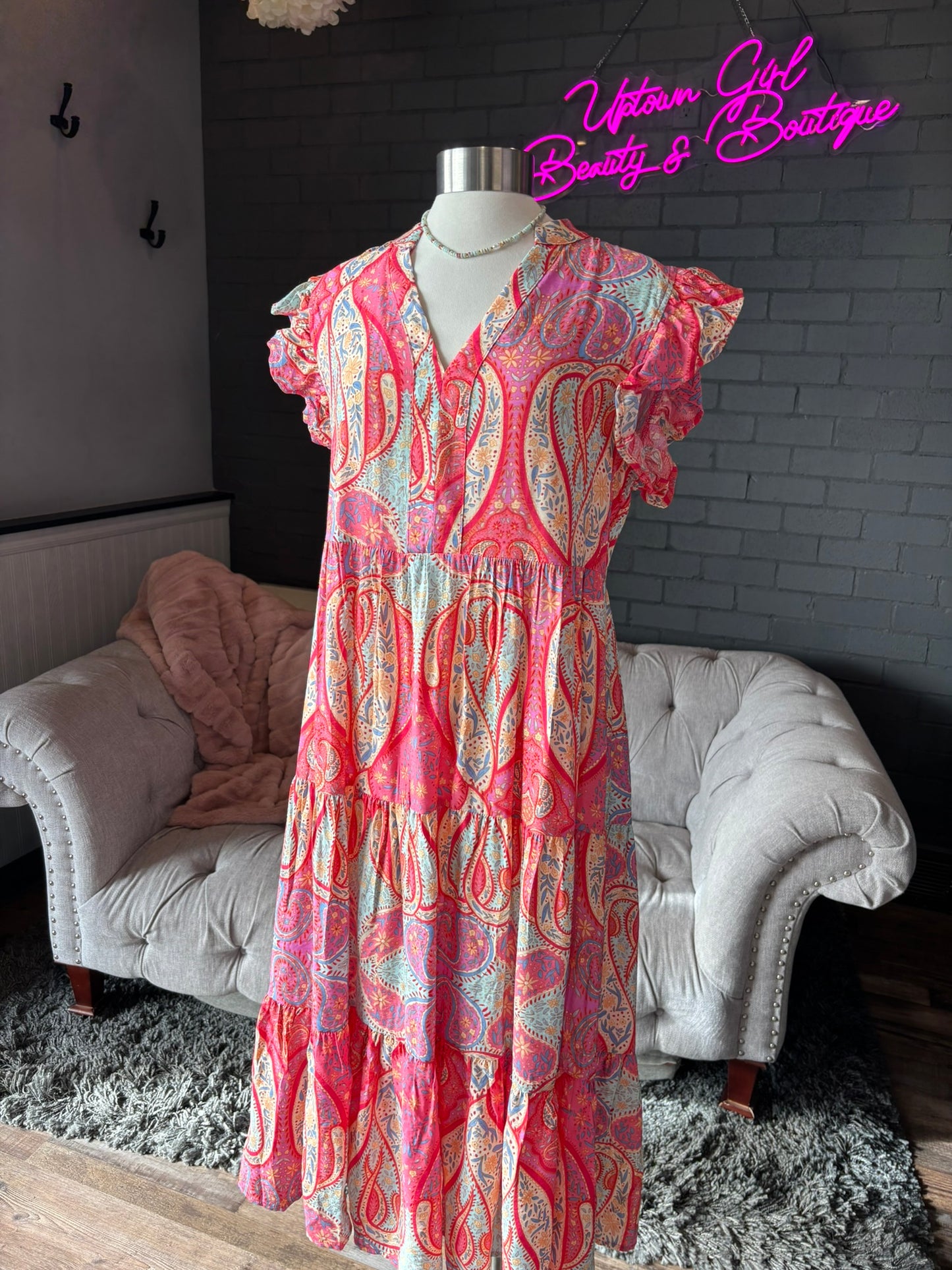 Rosie Paisley Dress