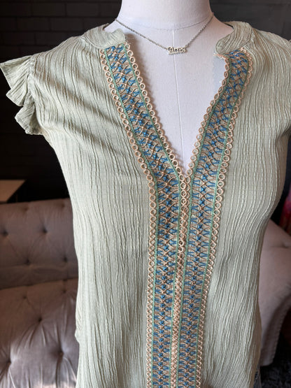 Brynn Embroidered Top
