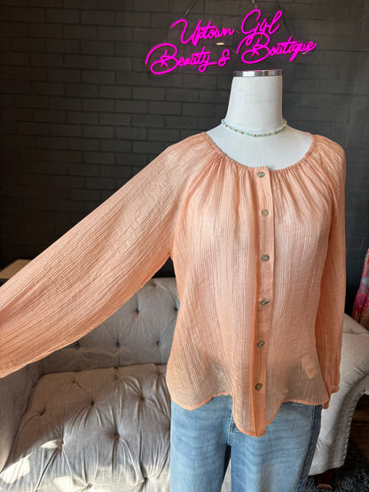 Apricot Kiss Blouse