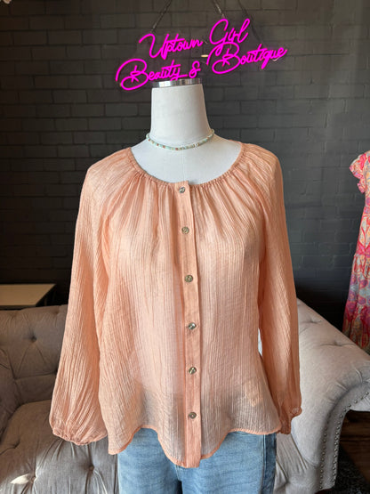 Apricot Kiss Blouse