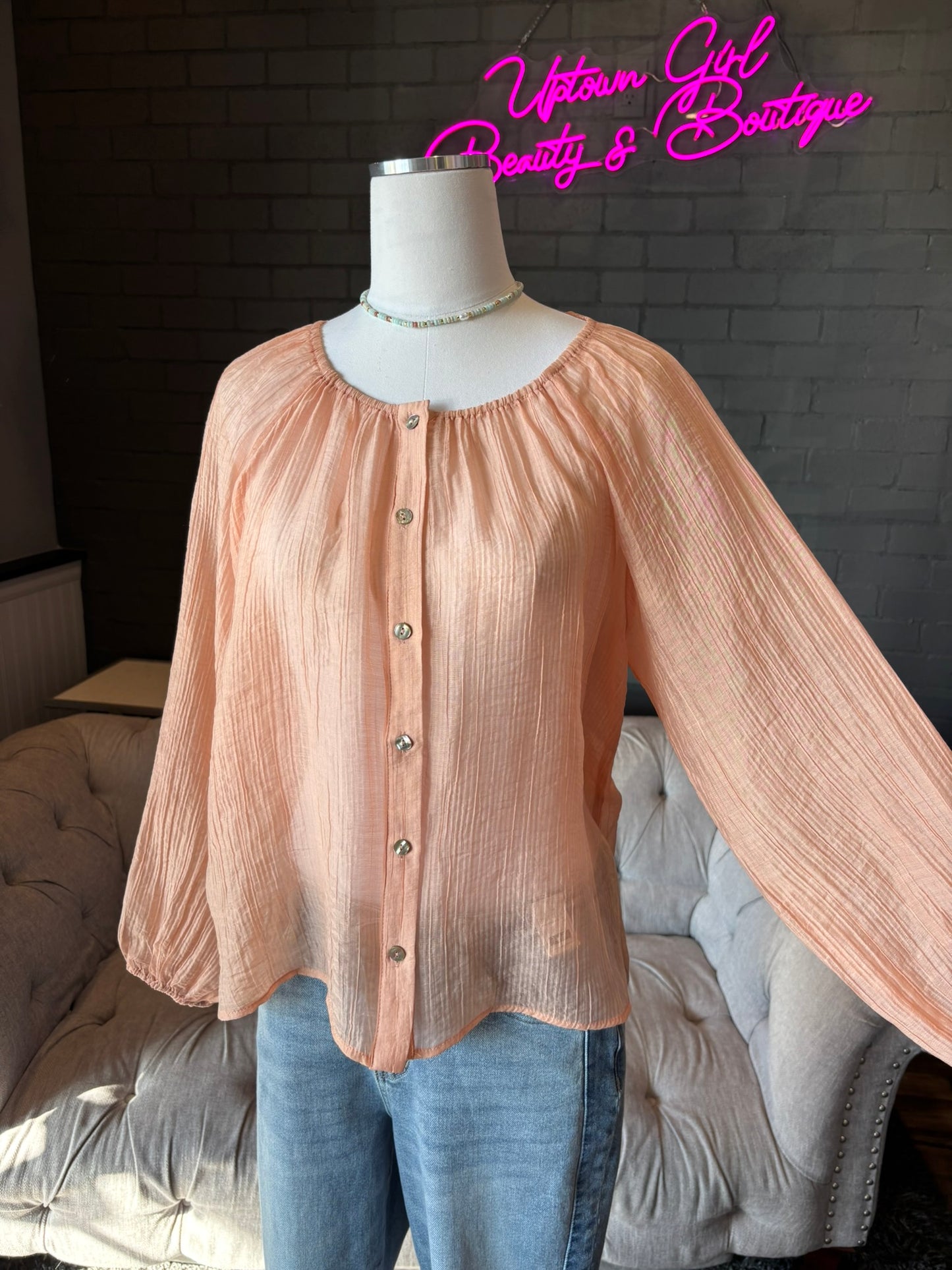 Apricot Kiss Blouse